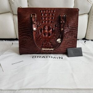 Brahmin Anywhere Tote Pecan Melborne/dustbag